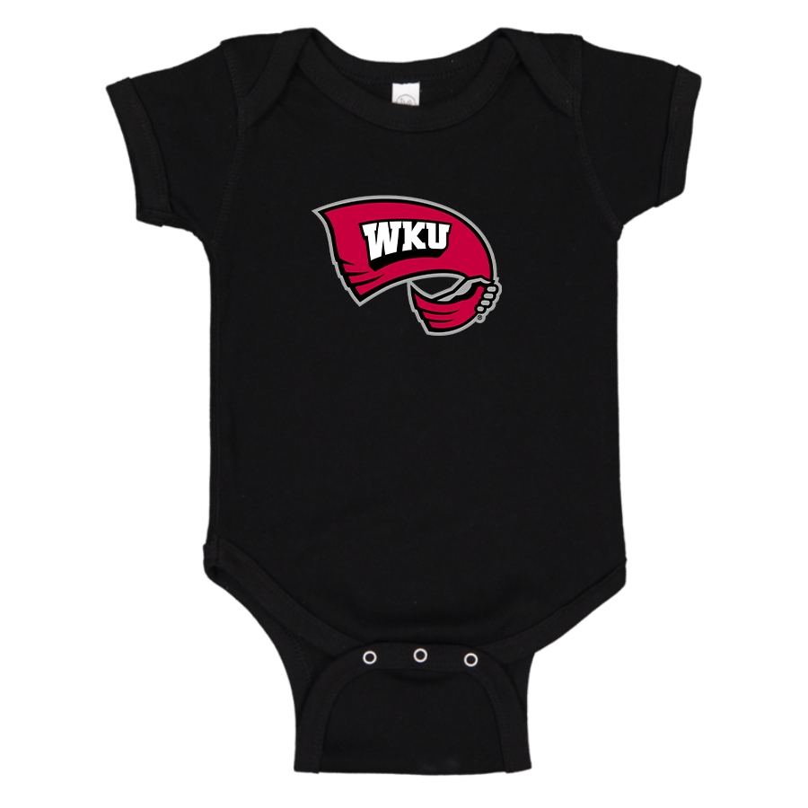 Western Kentucky Hilltoppers Logo Baby Romper Onesie