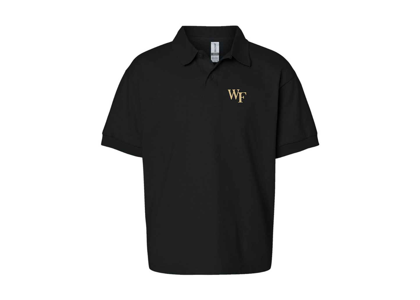 Youth Wake Forest Demon Deacons Gildan Dry Blend Jersey Polo