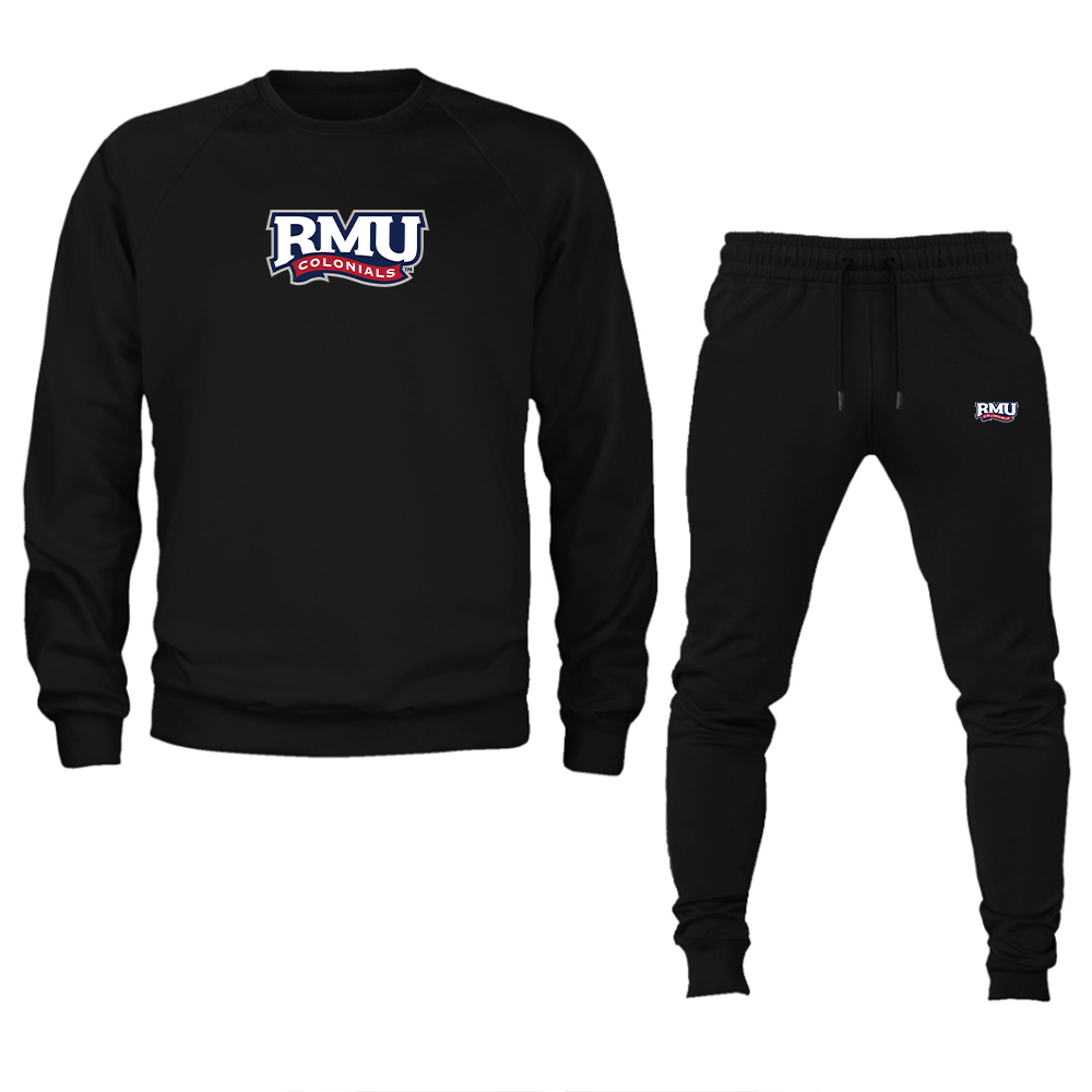 Men's Robert Morris Colonials Logo Crewneck Sweatshirt Joggers Suit