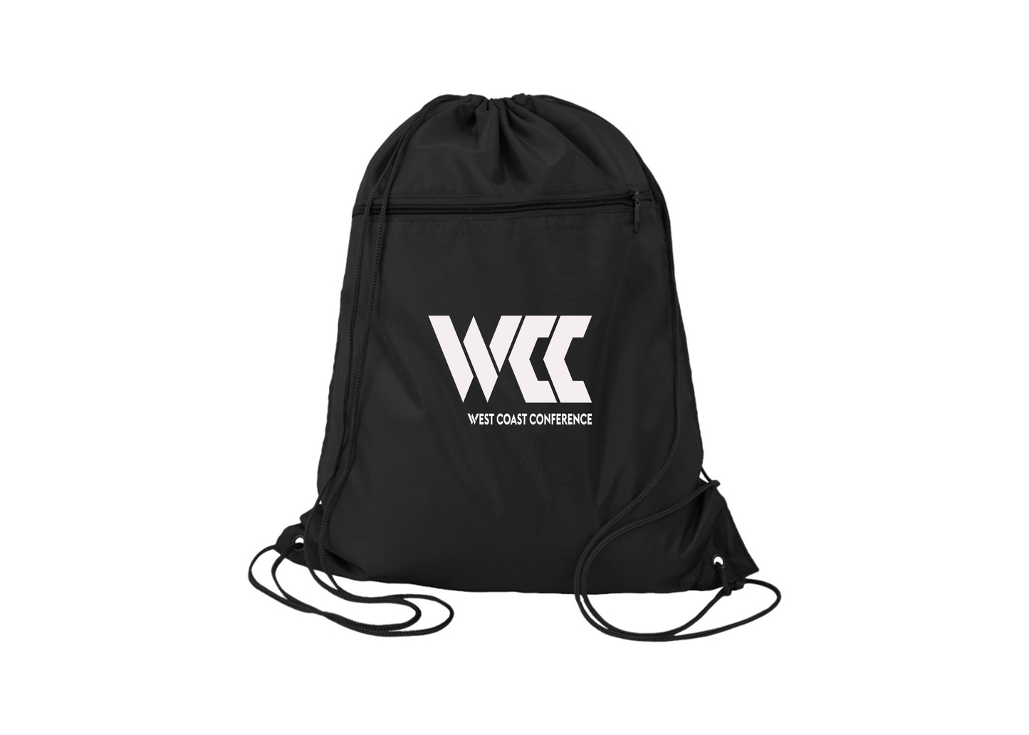 West Coast Conference Q-Tees - Polyester Cinchpack