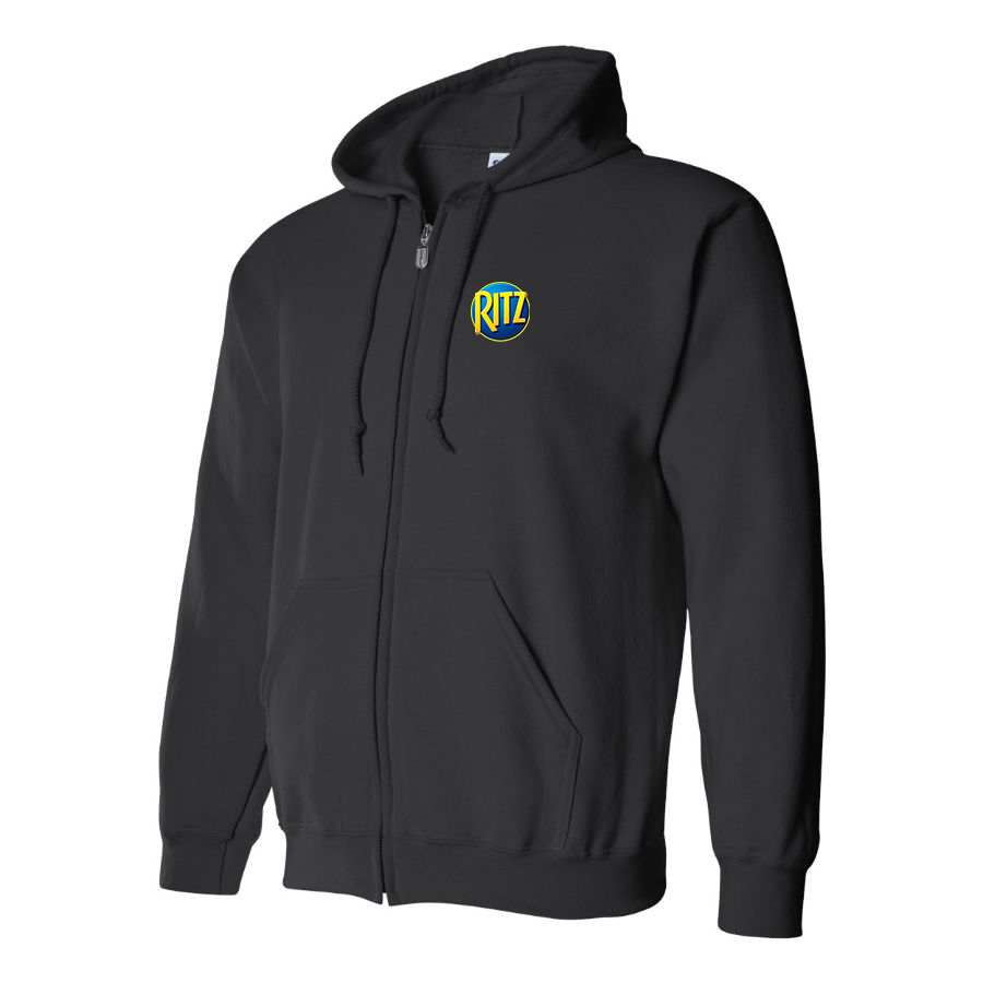 Men's Ritz Crackers Logo Zipper Hoodie