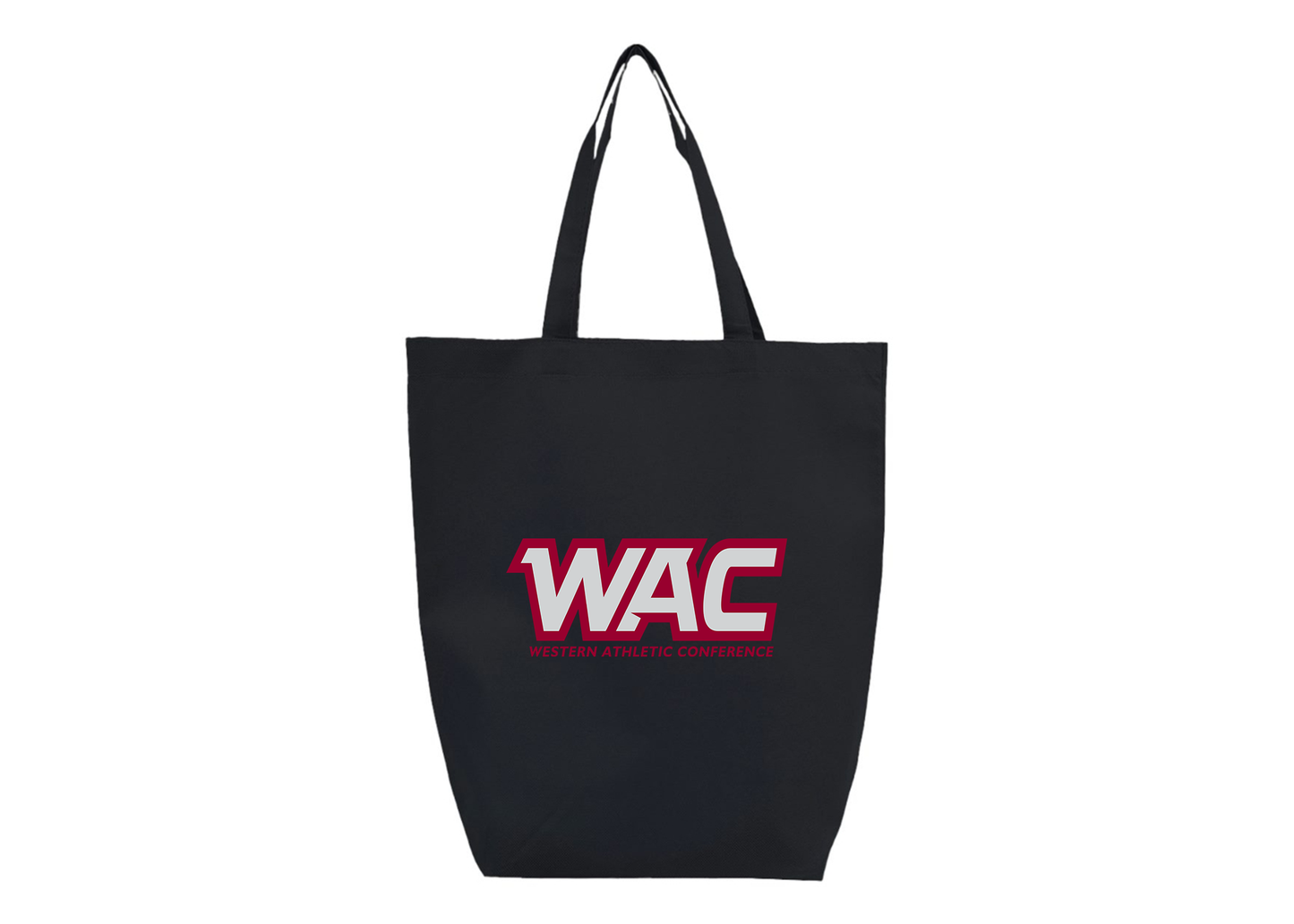 Western Athletic Conference Q-Tees Non-Woven Gusset Bottom Tote