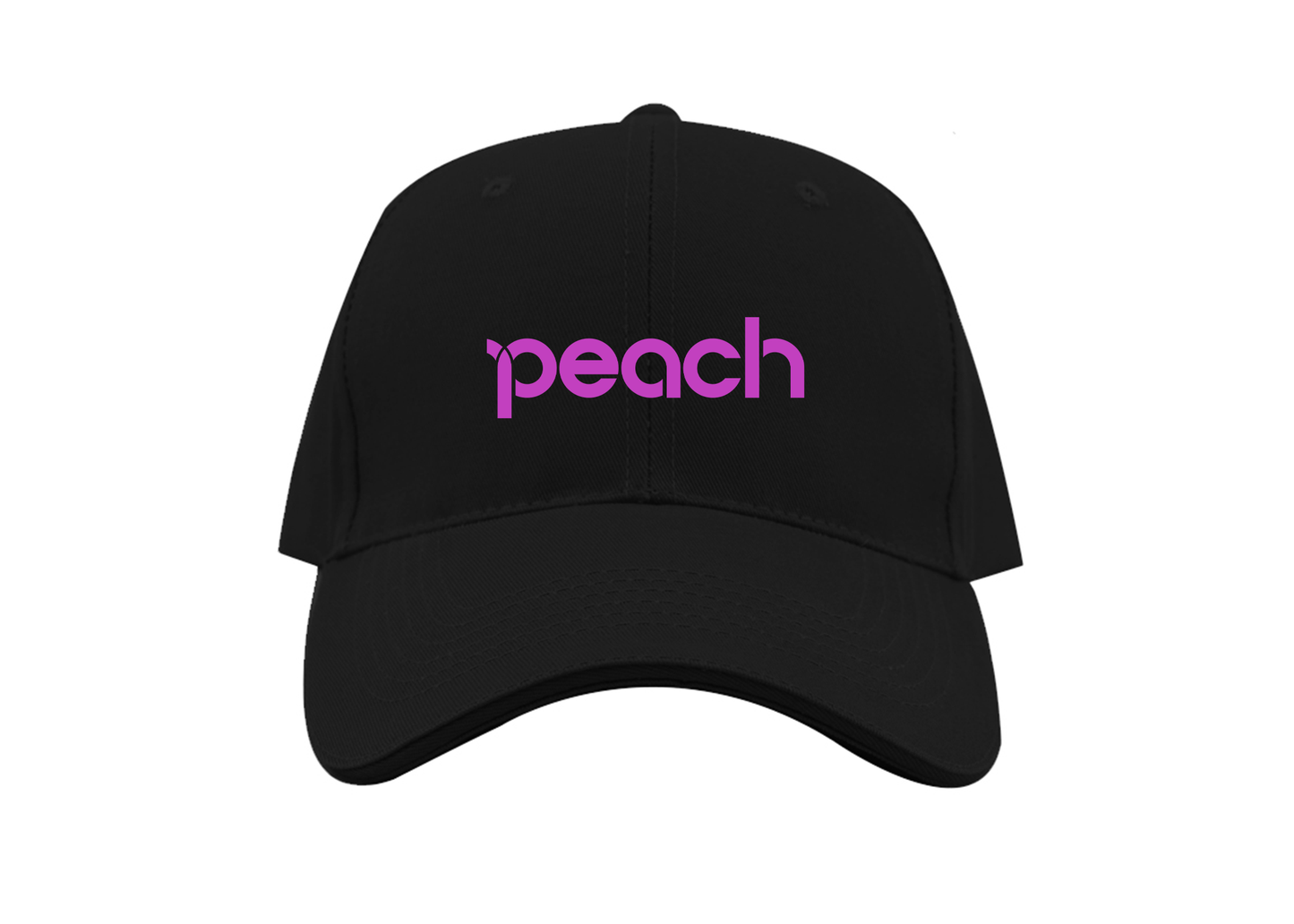 Peach Aviation Logo Dad Baseball Cap Hat