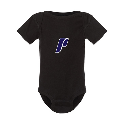 Portland Pilots Logo  Rabbit Skins Infant Baby Rib Bodysuit