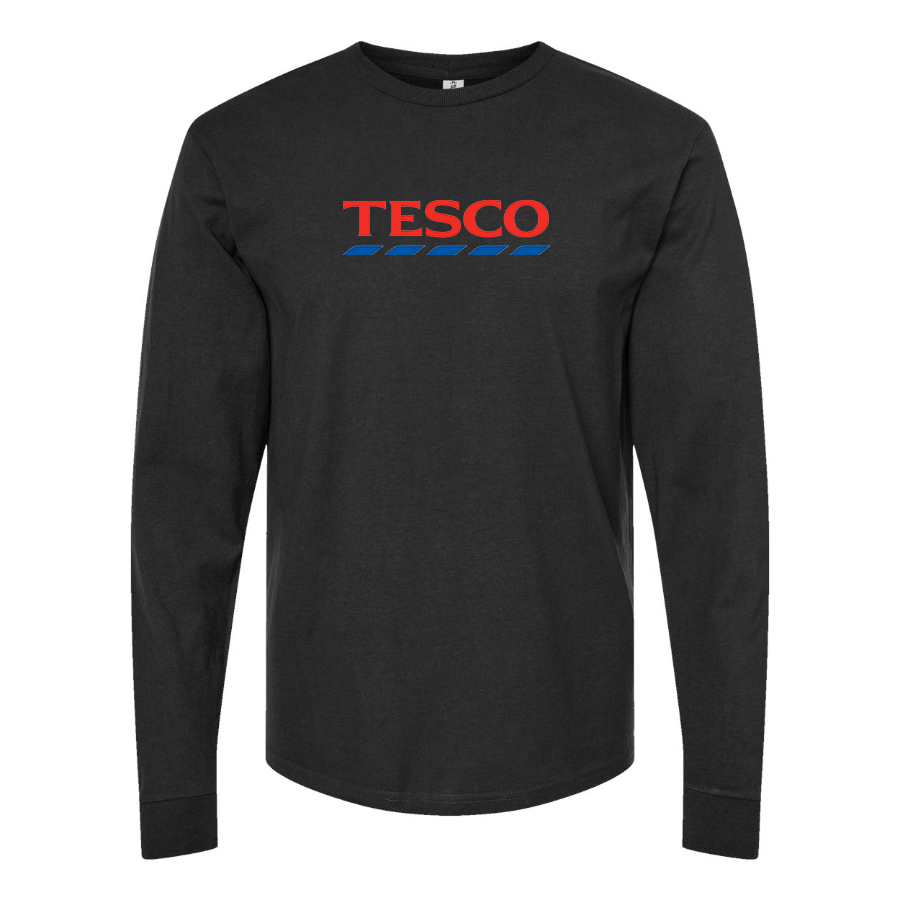 Youth  Tesco Logo Cotton Long Sleeve T-Shirt