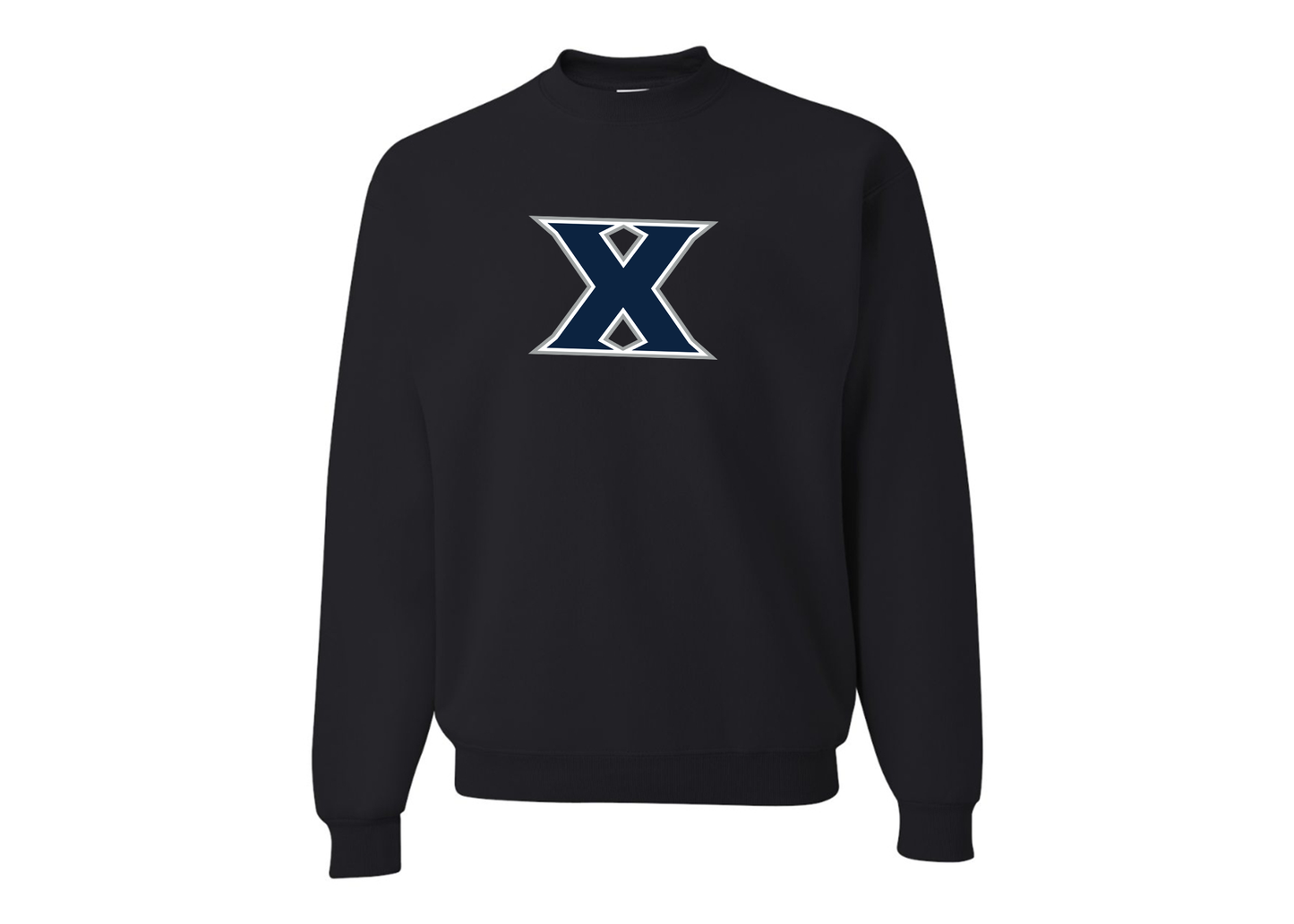 Men's Xavier Musketeers JERZEES NuBlend Crewneck Sweatshirt