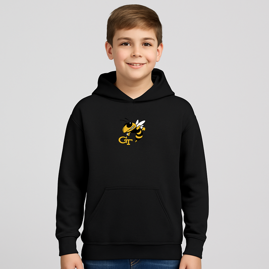 Youth Georgia Tech Yellow Jackets Logo Pullover Hoodie