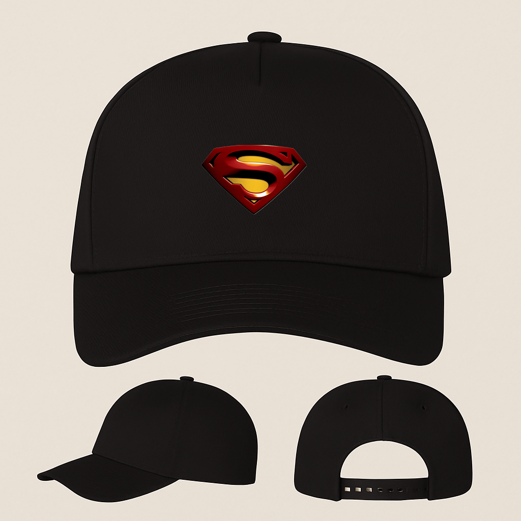 Superman Superhero Five Panel Twill Snapback Cap