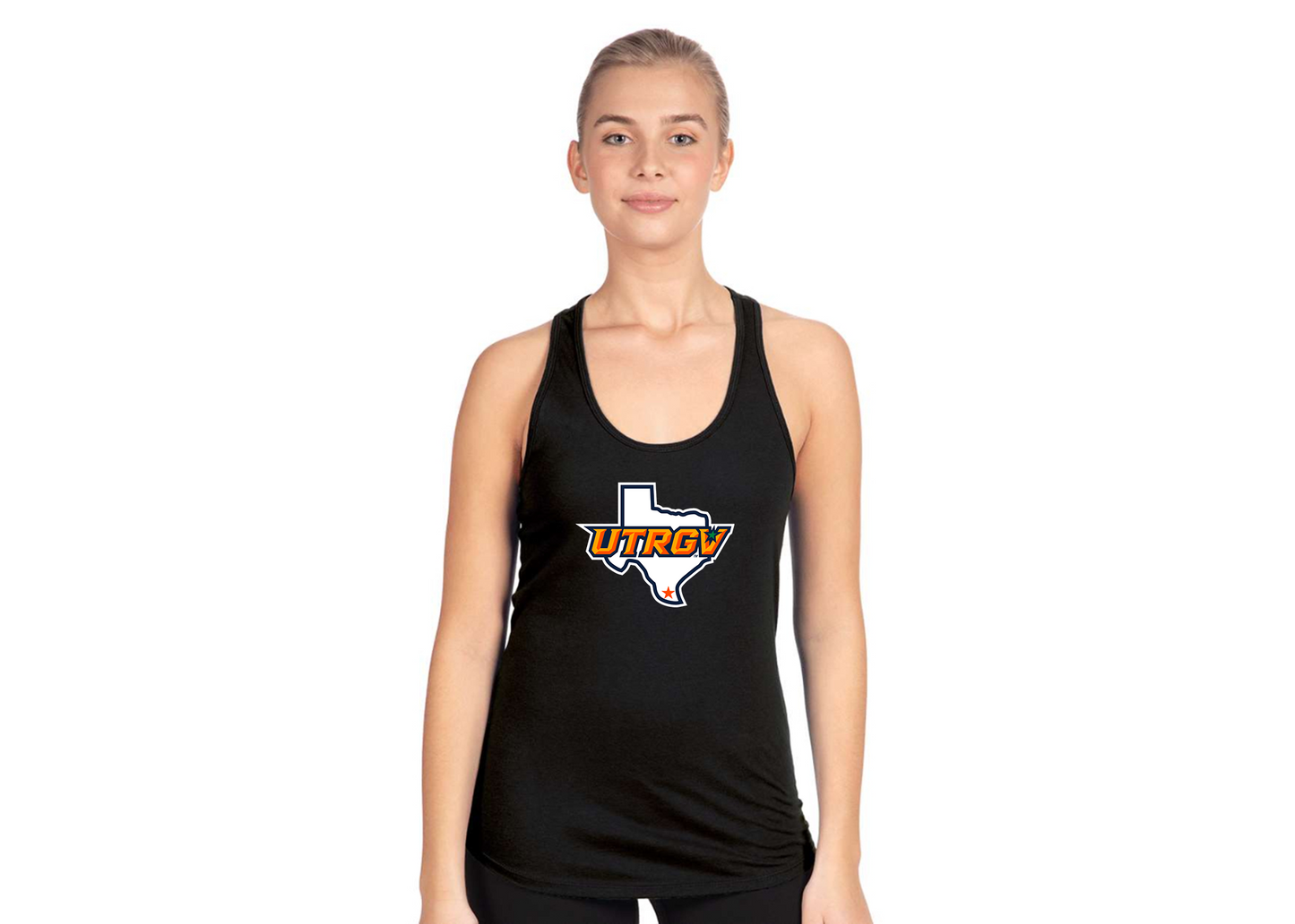 Women's UTRGV Vaqueros Next Level Ideal Racerback Tank