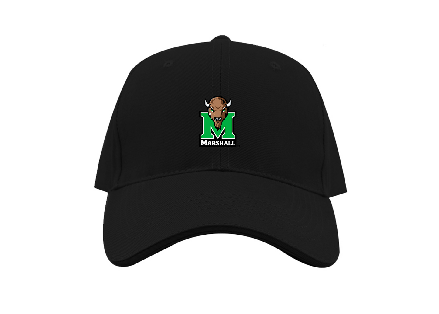 Marshall Thundering Herd Logo Dad Baseball Cap Hat