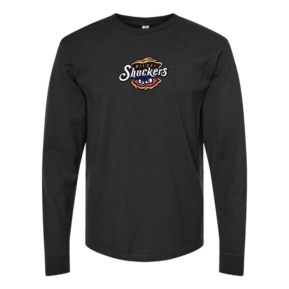 Men's Biloxi Shuckers Logo Long Sleeve T-Shirt