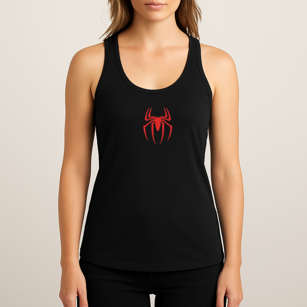 Women's Spiderman Marvel Avengers Superhero Racerback Tank Top