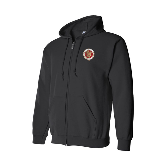 Men's Minerva Cars Logo Zipper Hoodie