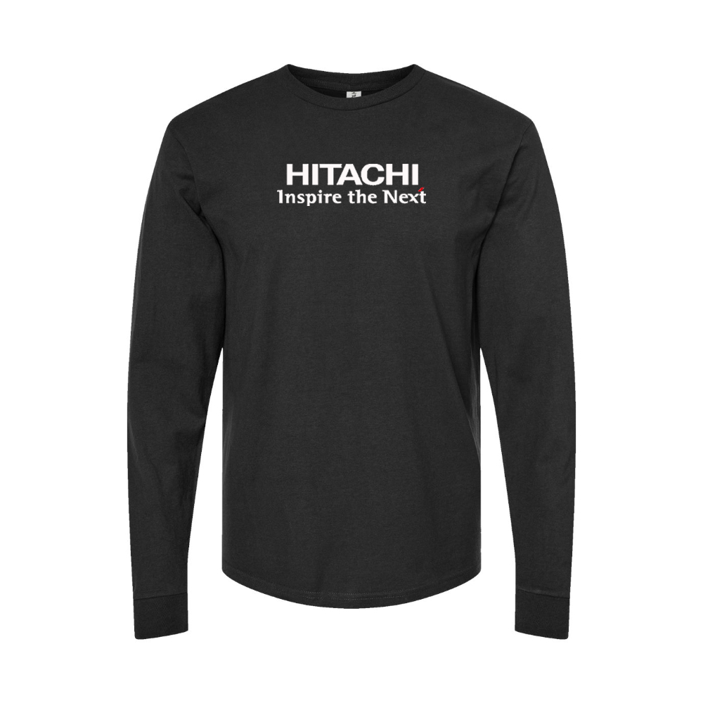Youth Hitachi Logo Cotton Long Sleeve T-Shirt