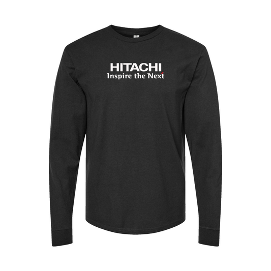 Youth Hitachi Logo Cotton Long Sleeve T-Shirt