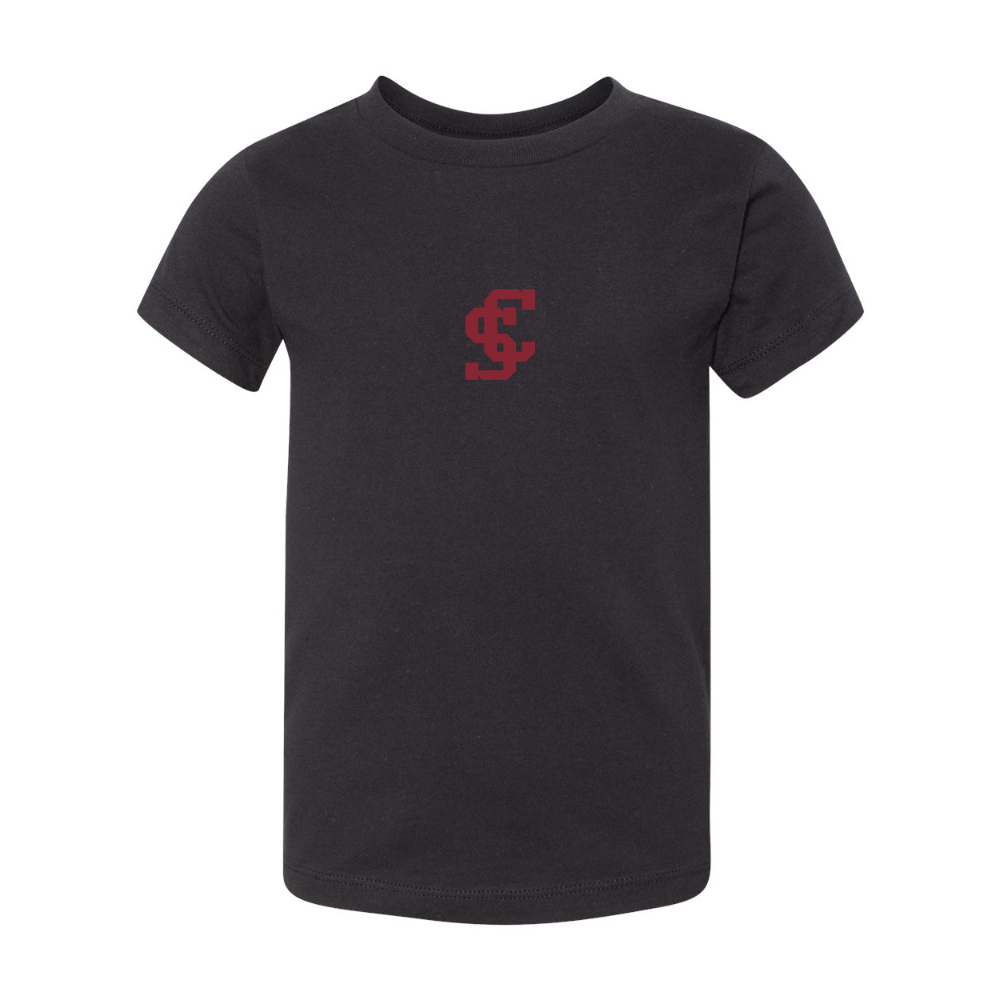 Santa Clara Broncos Logo BELLA  CANVAS Toddler Jersey Tee