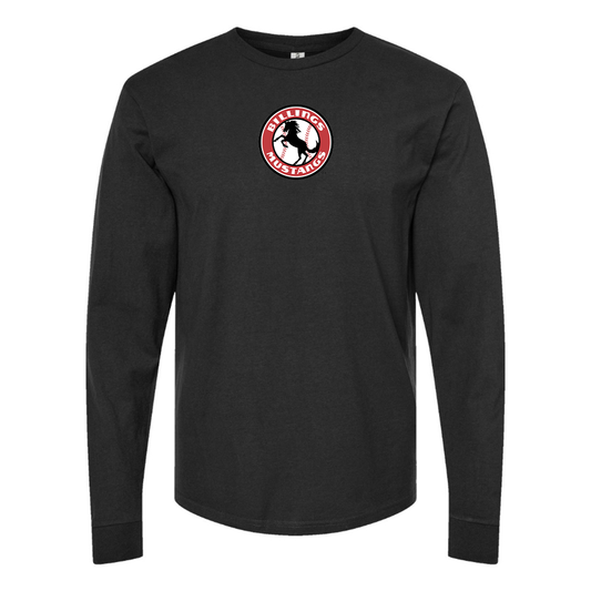 Men's Billings Mustangs Logo Long Sleeve T-Shirt