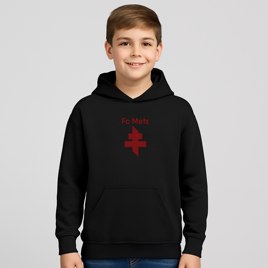 Youth FC Metz Soccer Logo Pullover Hoodie