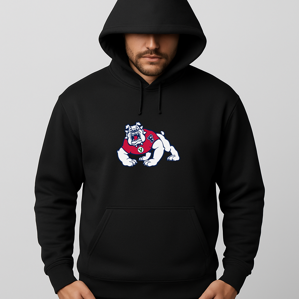 Men's Fresno State Bulldogs Logo Pullover Hoodie
