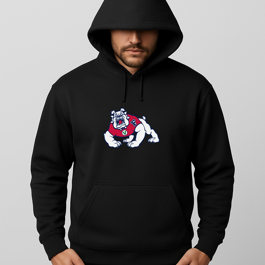 Men's Fresno State Bulldogs Logo Pullover Hoodie