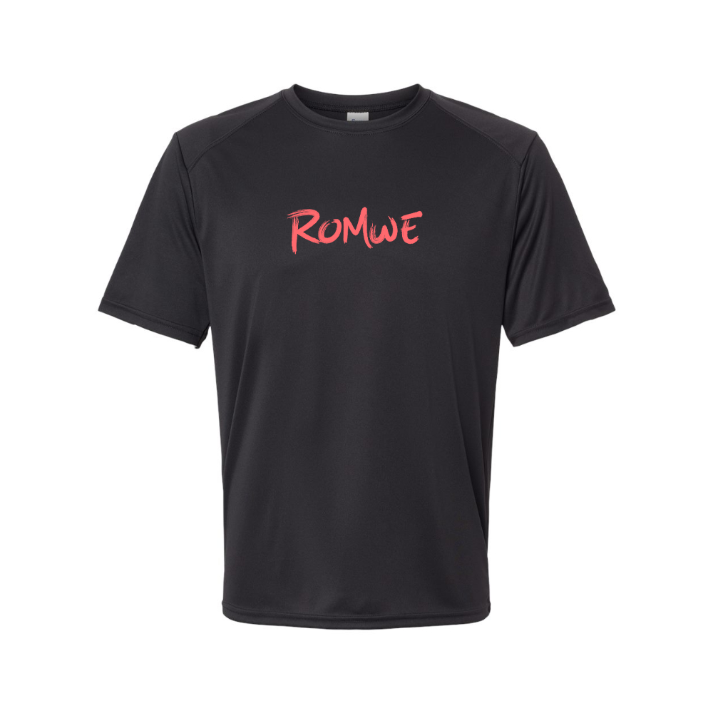 Men's Romwe Logo Polyester T-Shirt