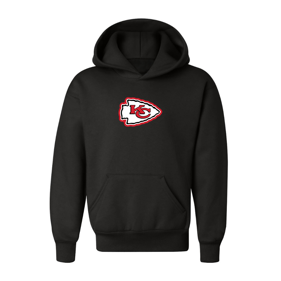 Youth KC Chiefs Logo Pullover Hoodie