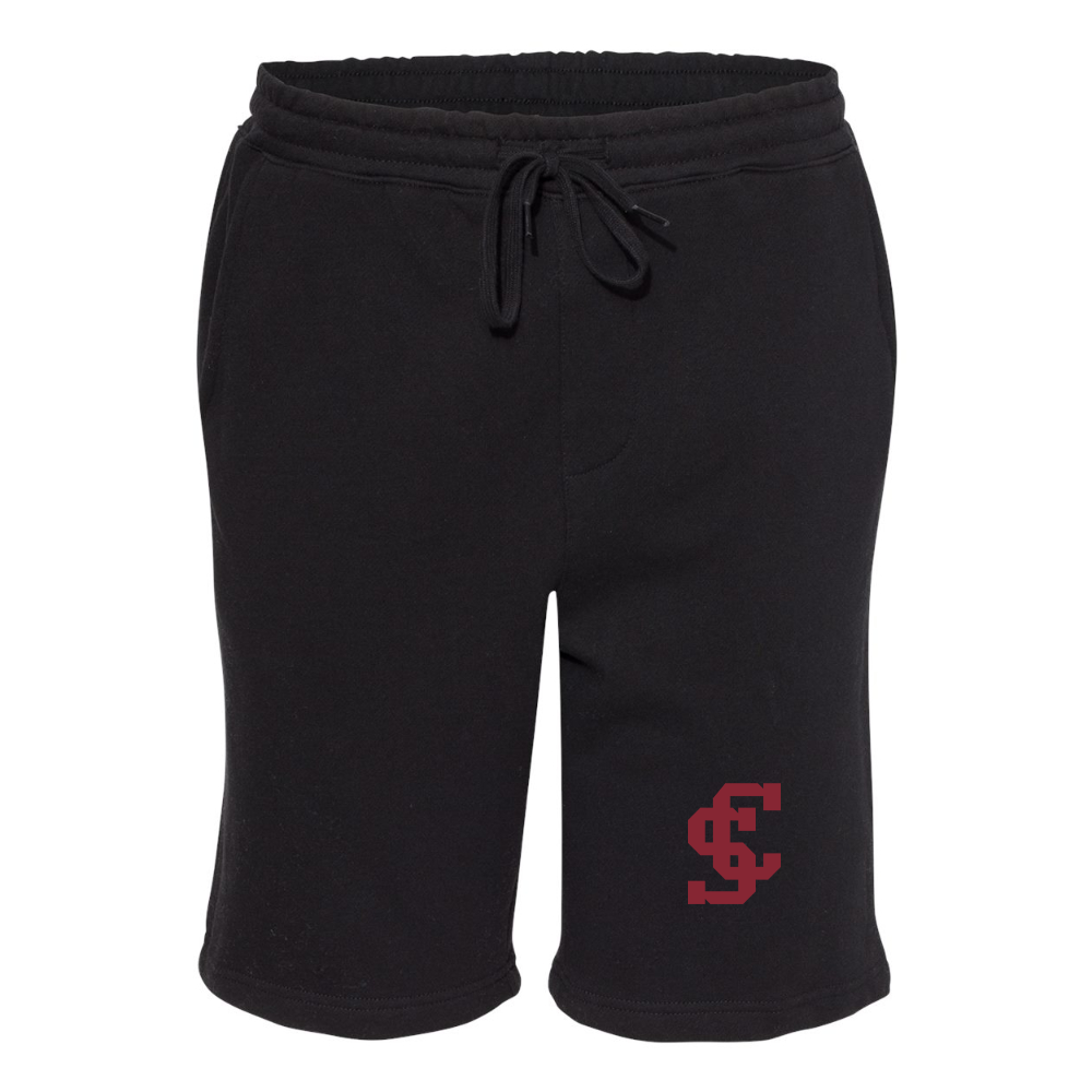 Men's Santa Clara Broncos Logo Independent Trading Co Midweight Fleece Shorts