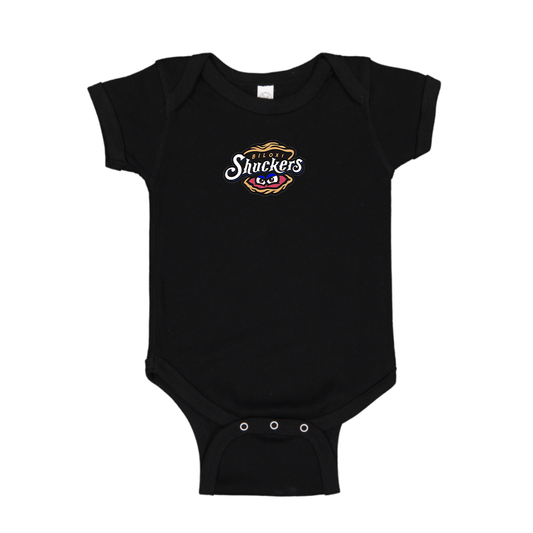 Biloxi Shuckers Logo Baby Romper Onesie