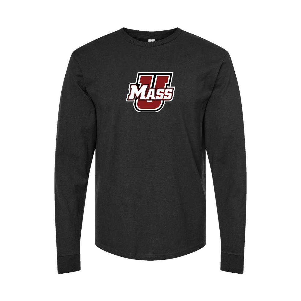 Youth Massachusetts Minutemen Logo Cotton Long Sleeve T-Shirt