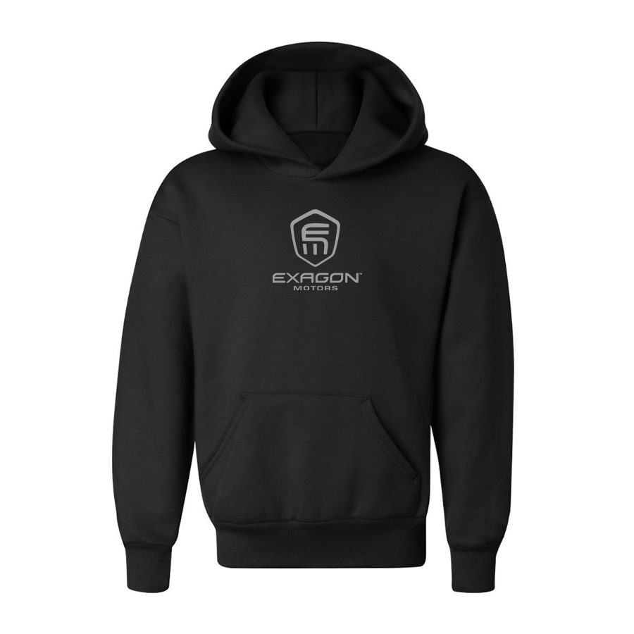 Youth Exagon Motors Logo Pullover Hoodie
