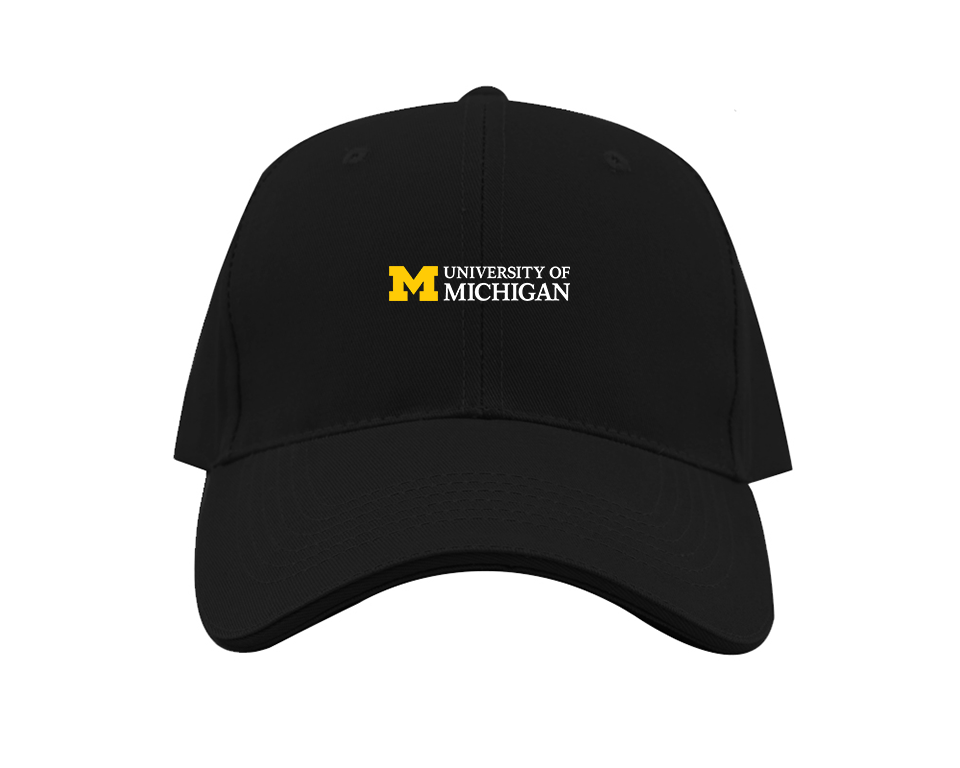 University of Michigan Logo Dad Baseball Cap Hat