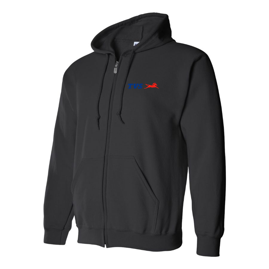 Men's TVS Motor Company Logo Zipper Hoodie