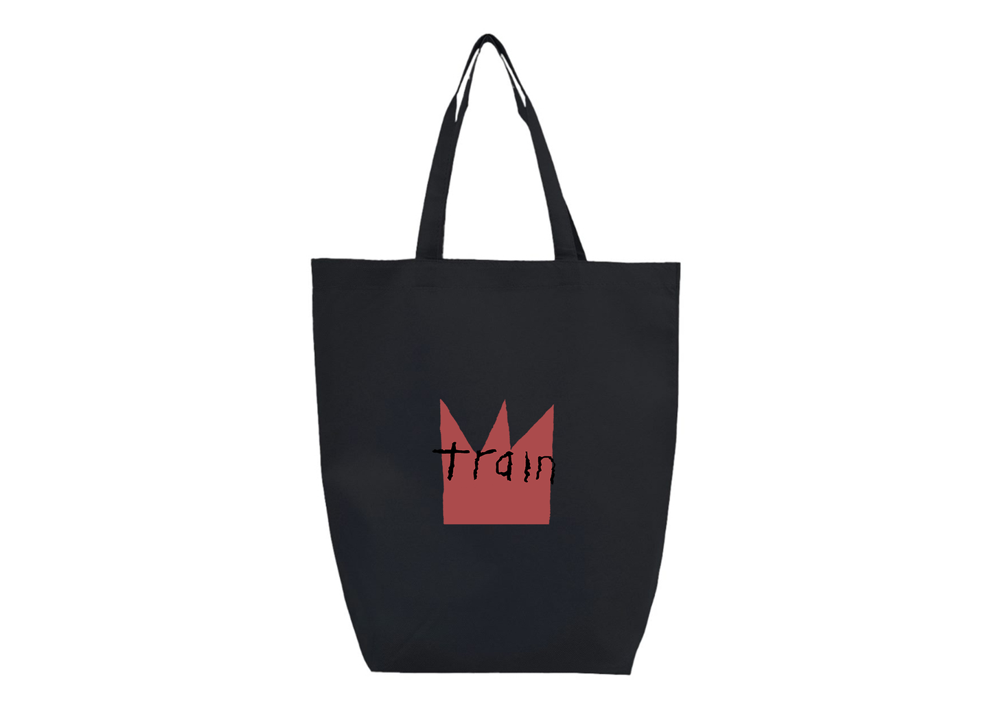 Train Q-Tees Non-Woven Gusset Bottom Tote