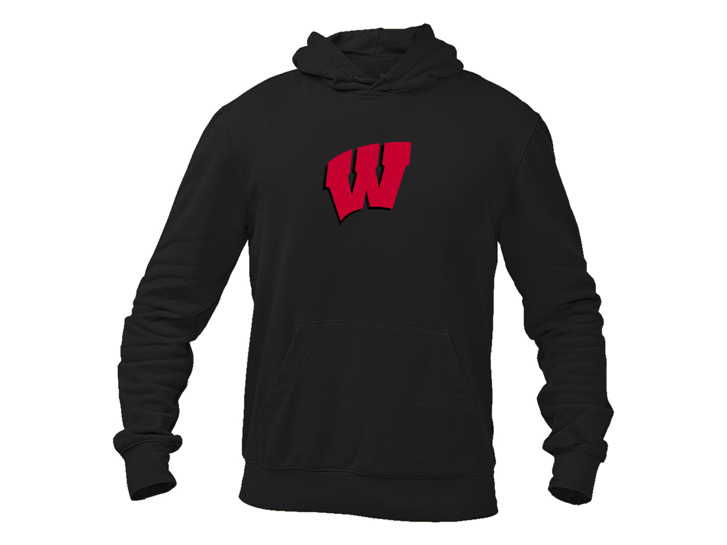 Men's Wisconsin Badgers Softstyle Midweight Hooded Sweatshirt