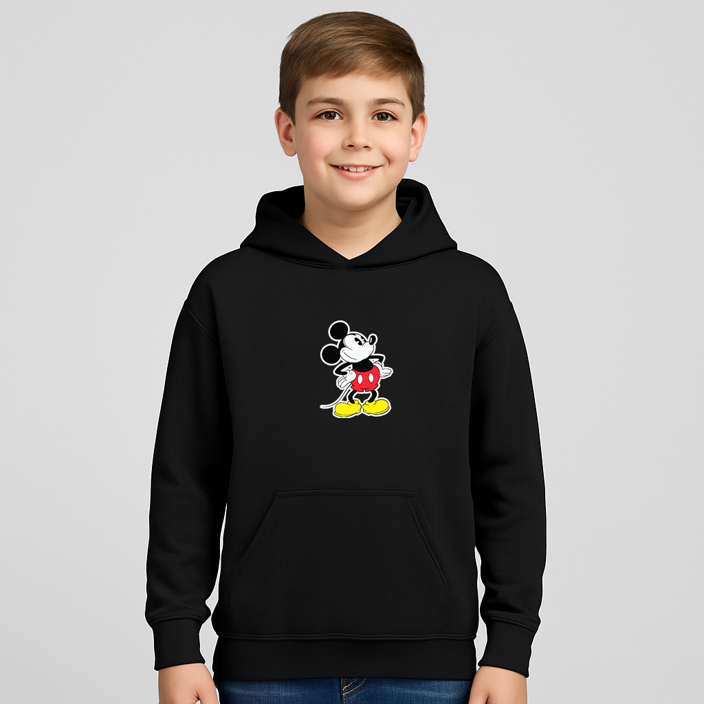 Youth Kids Mickey Mouse Cartoon Pullover Hoodie
