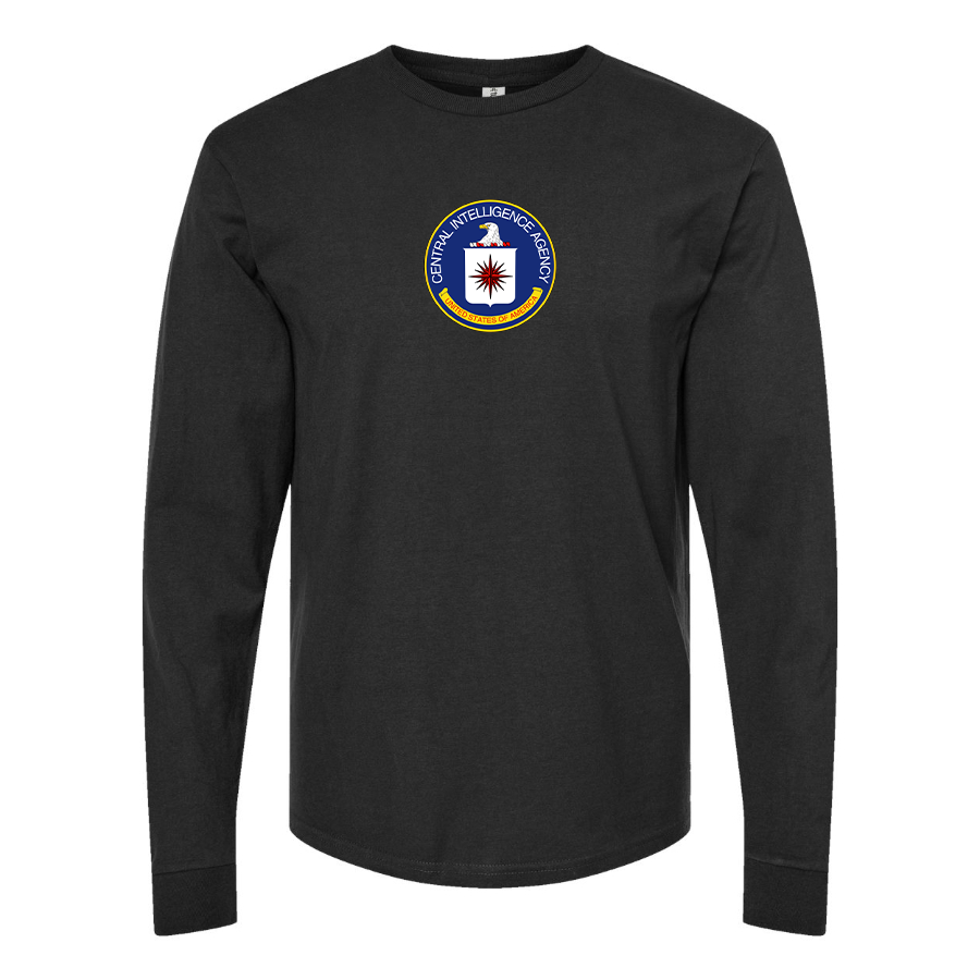 Men's CIA Logo Long Sleeve T-Shirt