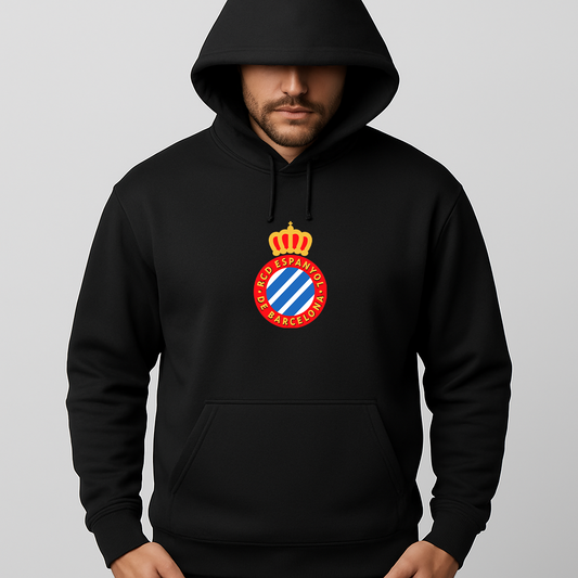 Men's Espanyol Soccer Logo Pullover Hoodie