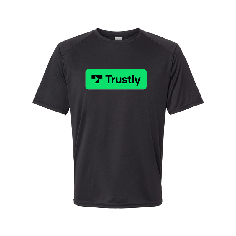 Men's Trustly Horizontal Logo Polyester T-Shirt