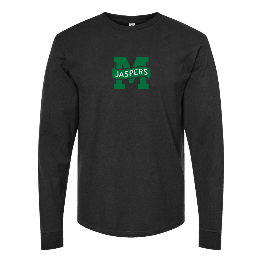 Men's Manhattan Jaspers Logo Long Sleeve T-Shirt