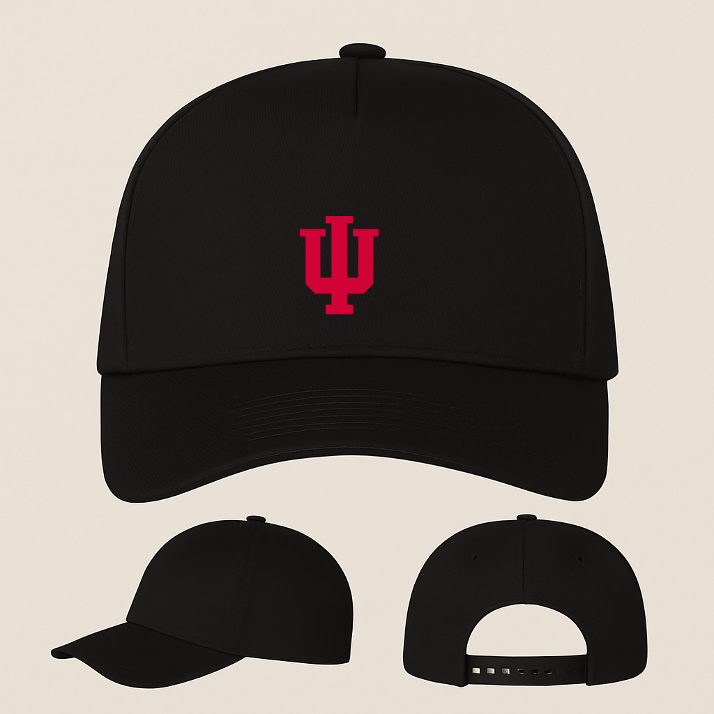 Indiana Hoosiers Logo Five Panel Twill Snapback Cap
