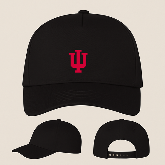 Indiana Hoosiers Logo Five Panel Twill Snapback Cap