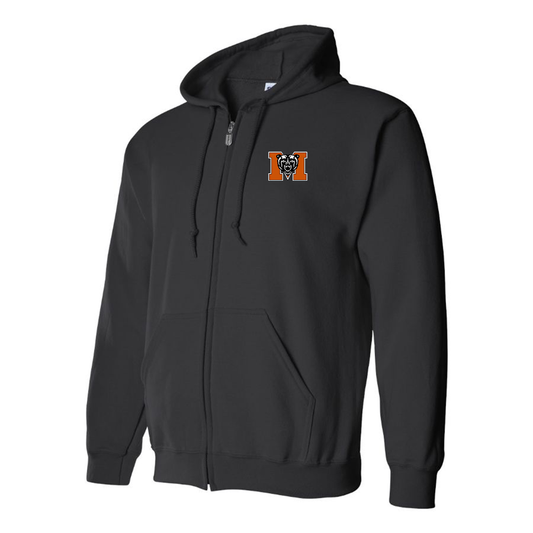 Men's Mercer Bears Logo Zipper Hoodie