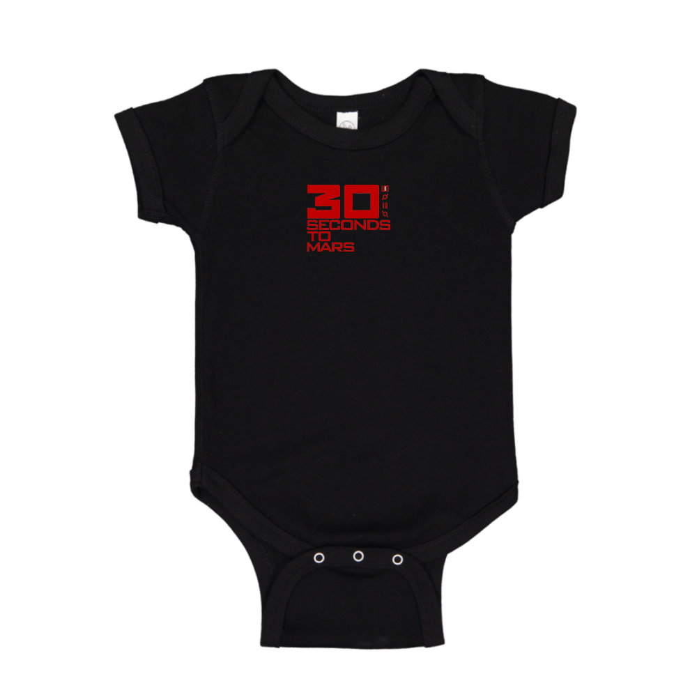 30 Seconds To Mars Logo Baby Romper Onesie