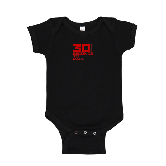 30 Seconds To Mars Logo Baby Romper Onesie