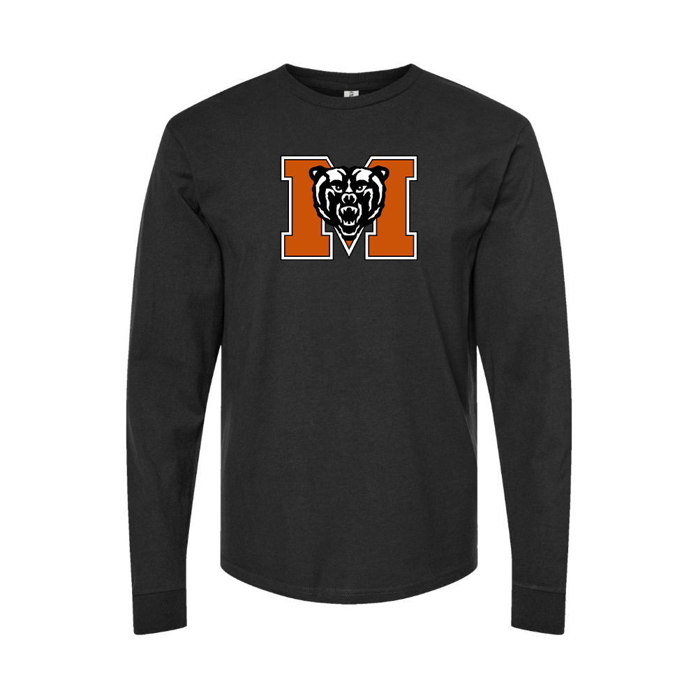 Men's Mercer Bears Logo Long Sleeve T-Shirt
