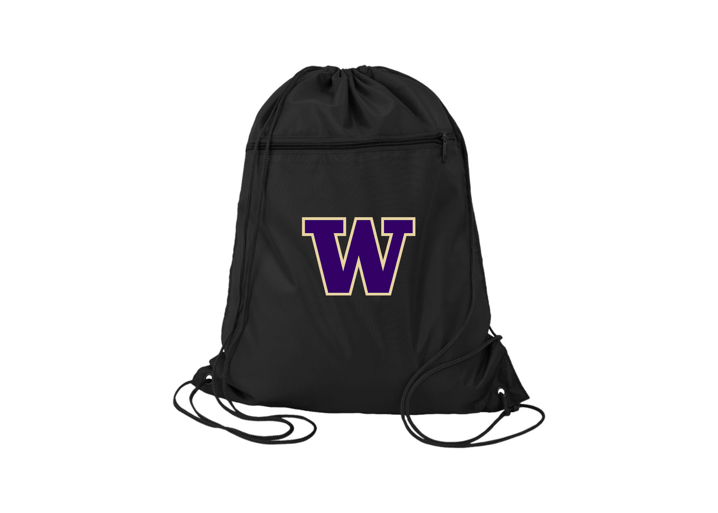 Washington Huskies Q-Tees - Polyester Cinchpack