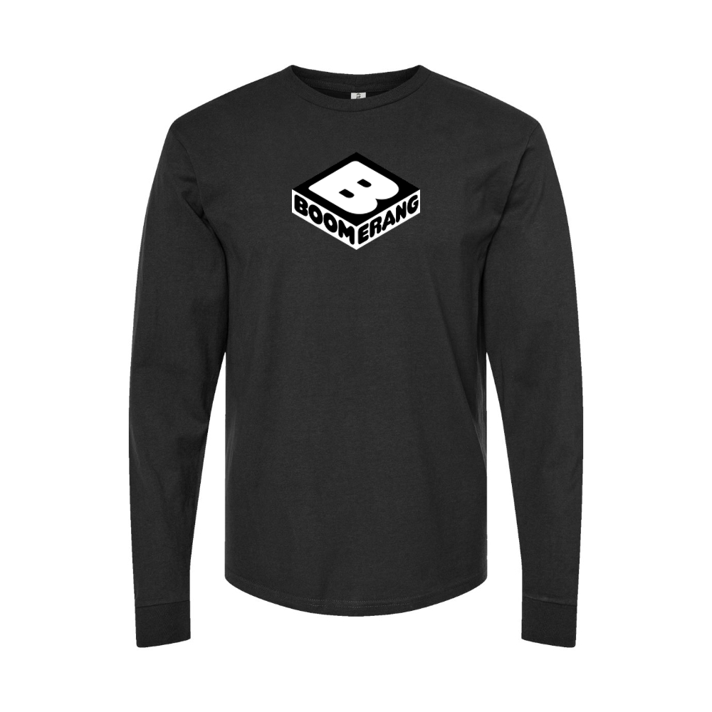 Men's Boomerang Logo Long Sleeve T-Shirt