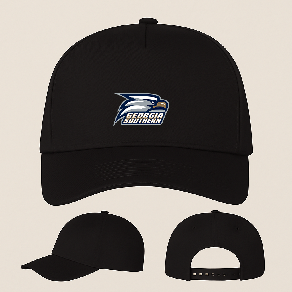 George Georgia Southern Eagles Logo Five Panel Twill Snapback Cap
