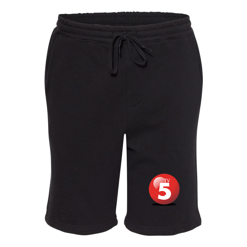 Men's  ABC TV5 Logo Independent Trading Co Midweight Fleece Shorts