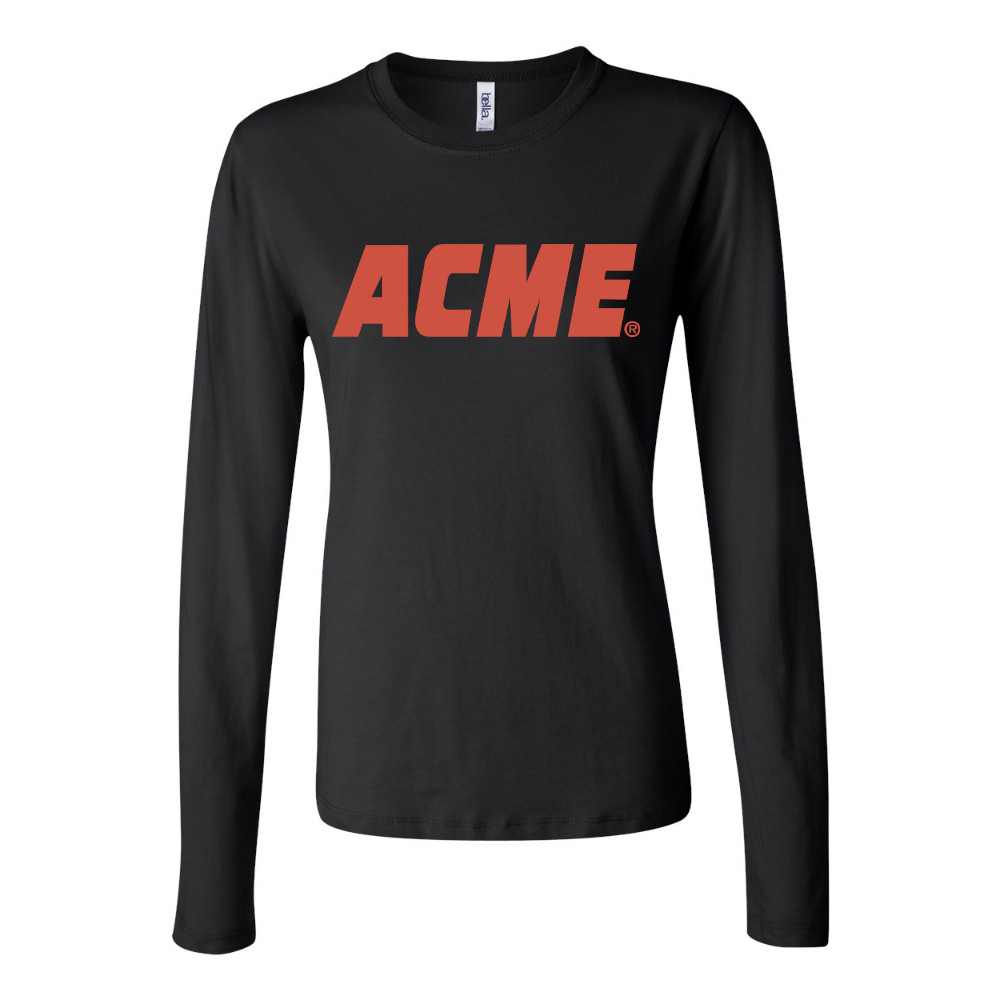 BELLA CANVAS Women’s ACME Logo Jersey Long Sleeve Tee